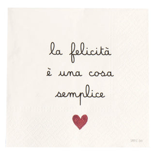 Set 40 Tovaglioli Simple Day