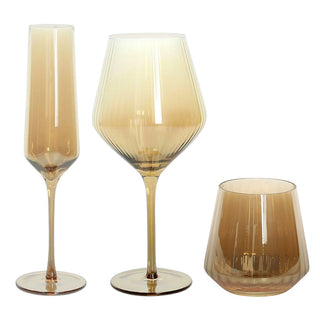 Set 36 Bicchieri  “Topazio Fumè” Andrea Fontebasso