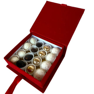 Box Degustazione Velluto Rosso Scuro