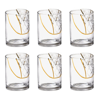 Set 6 Bicchieri "Kintsugi 02" Seletti