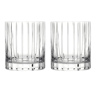 Set 2 Bicchieri "Avenue Old Fashion" Rogaska h.9.6 cm.