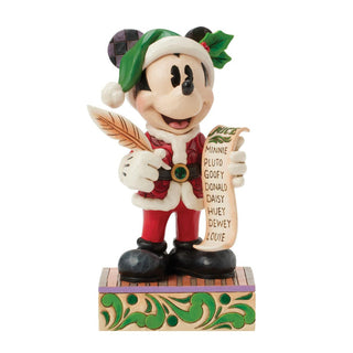 Bomboniera Mickey Mouse Babbo Natale Disney Traditions h.20 cm.