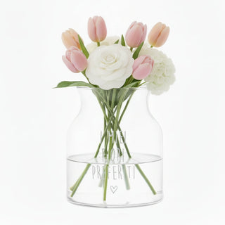 Vaso "I Miei Fiori Preferiti" Simple Day h.28 cm.