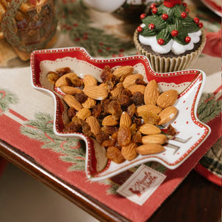 Set 2 Piatti Albero "Vintage Toys" Nuvole di Stoffa