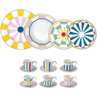 Servizio di Piatti 37 pz. "Geocromia" Easy Life