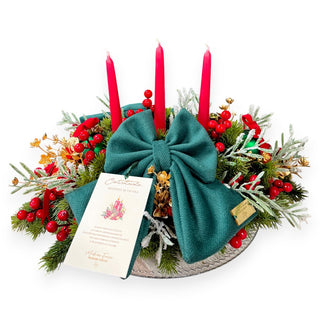 Centrotavola Natalizio Madame Fioccò 55 cm.