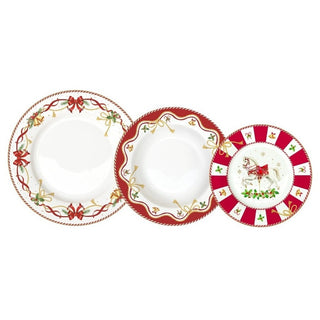 Servizio di Piatti 38 Pz. "Christmas Tale" Easy Life