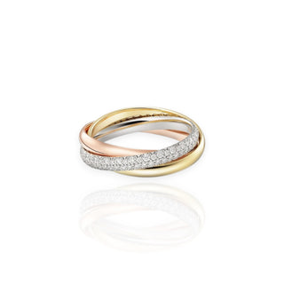 Anello Trinity in Argento 925%