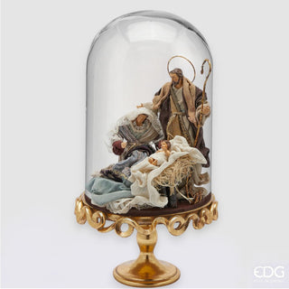 Natività con Base e Cupola EDG h.44.5 cm.