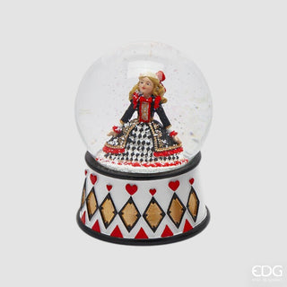 Sfera Acqua Scacchi Carillon EDG h.14.5 cm.