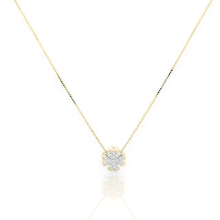Collana Quadrifoglio Gold in Argento 925%
