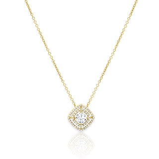 Collana Square Gold in Argento 925%