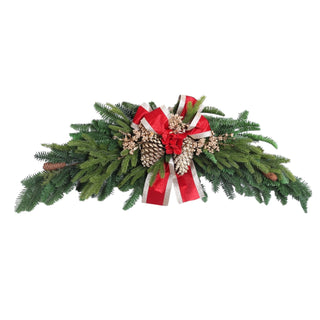 Ghirlanda Natalizia "Abbraccio di Natale" Fiori di Lena 110 cm.