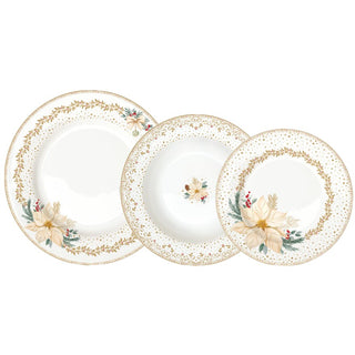 Servizio di Piatti 38 Pz. "White Elegant" Easy Life