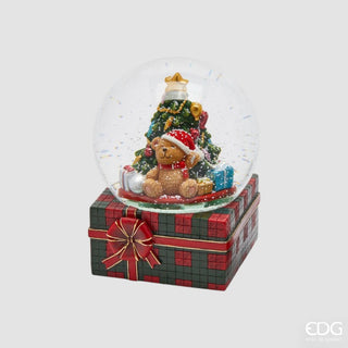 Sfera Acqua Carillon Orso EDG h.20 cm.