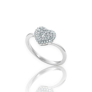 Anello Solitario Cuore Giorgio Visconti
