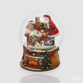 Sfera Acqua Babbo con Camino EDG h.20 cm.