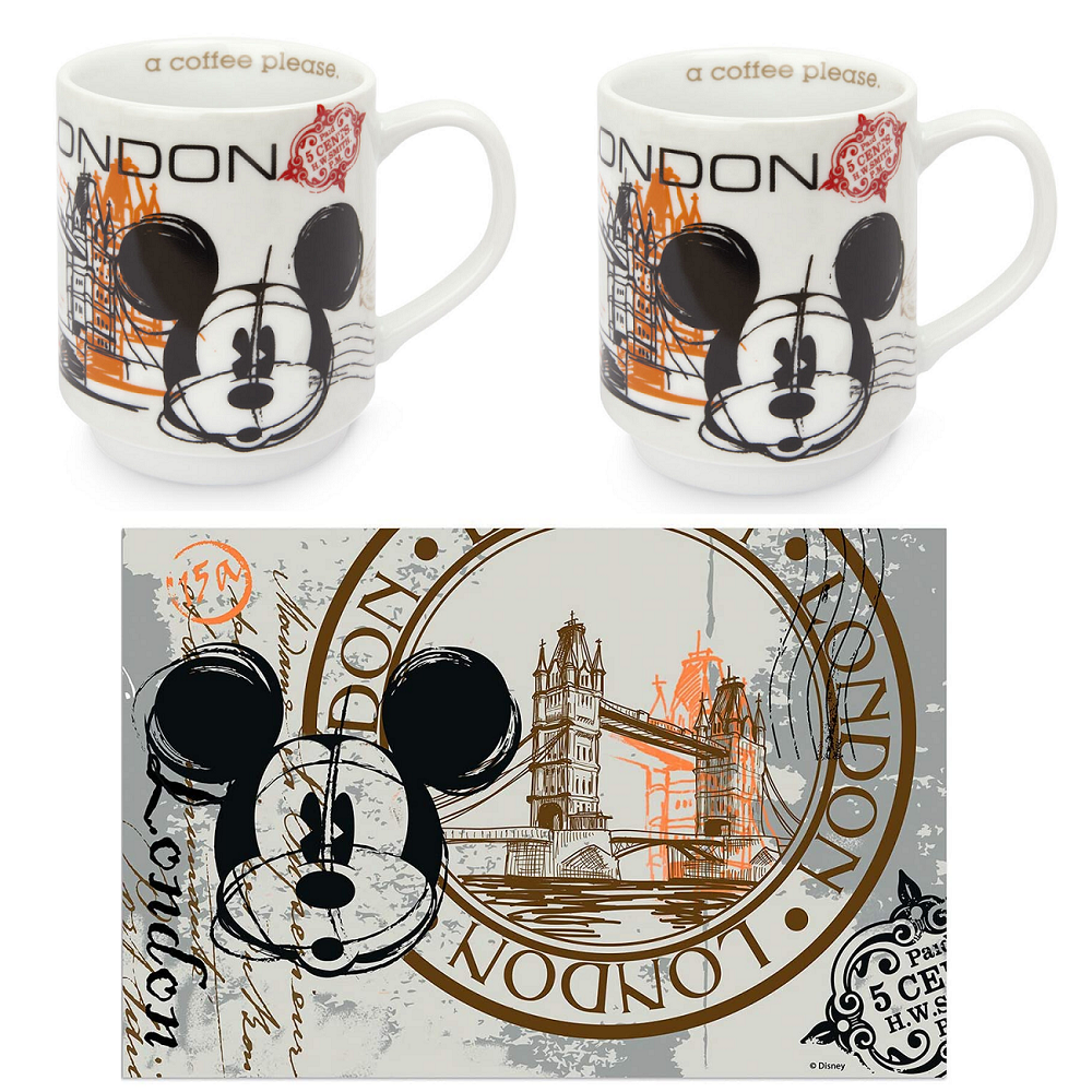 Set Colazione Mickey Mouse London Disney Egan - Prestigio Argenti